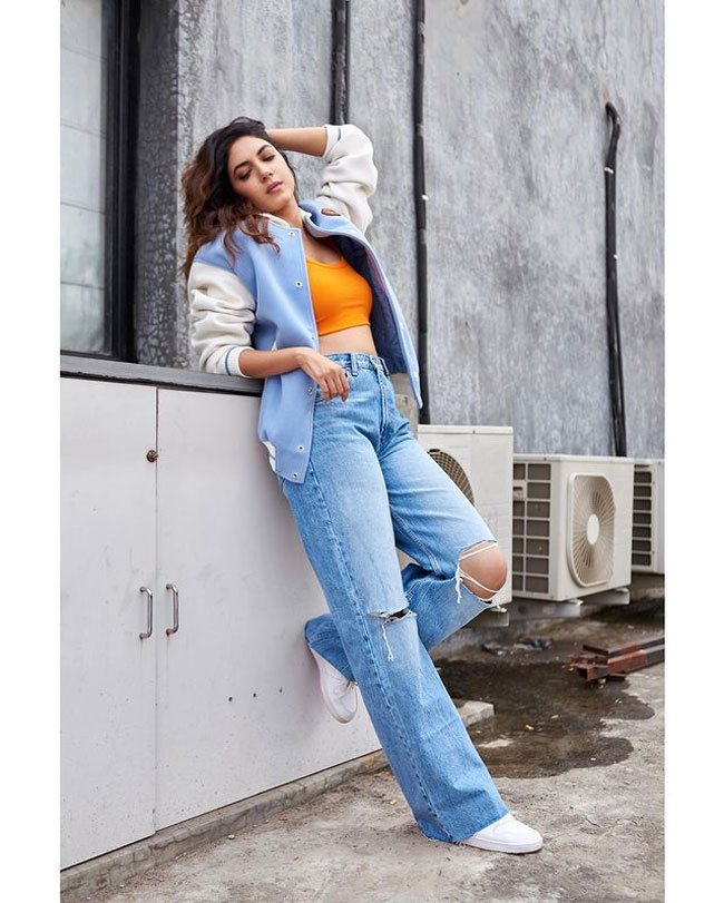 Adorable Ritu Varma In Floral Outfit